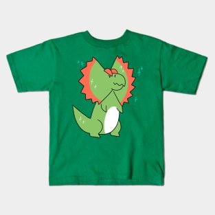 Sparkly Dilophosaurus Kids T-Shirt